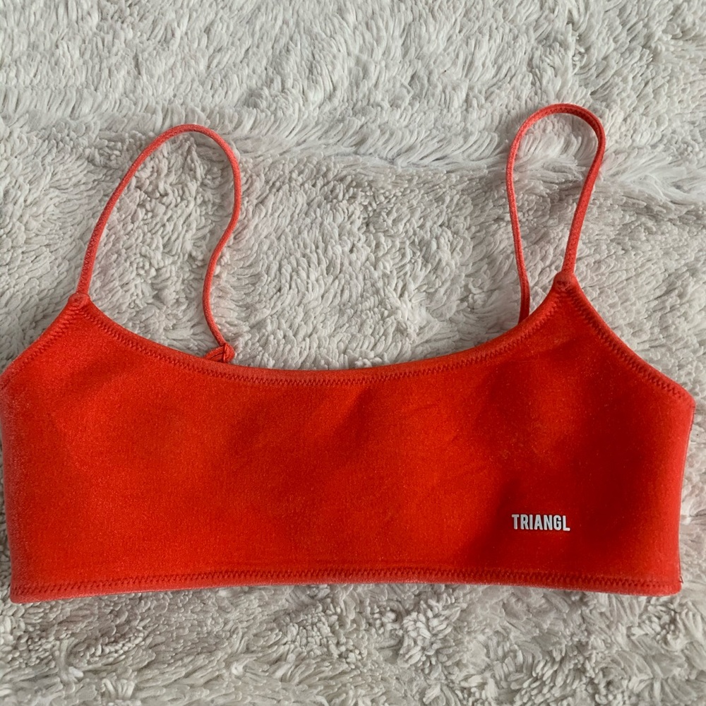 triangl dreams cherry bomb bikini top